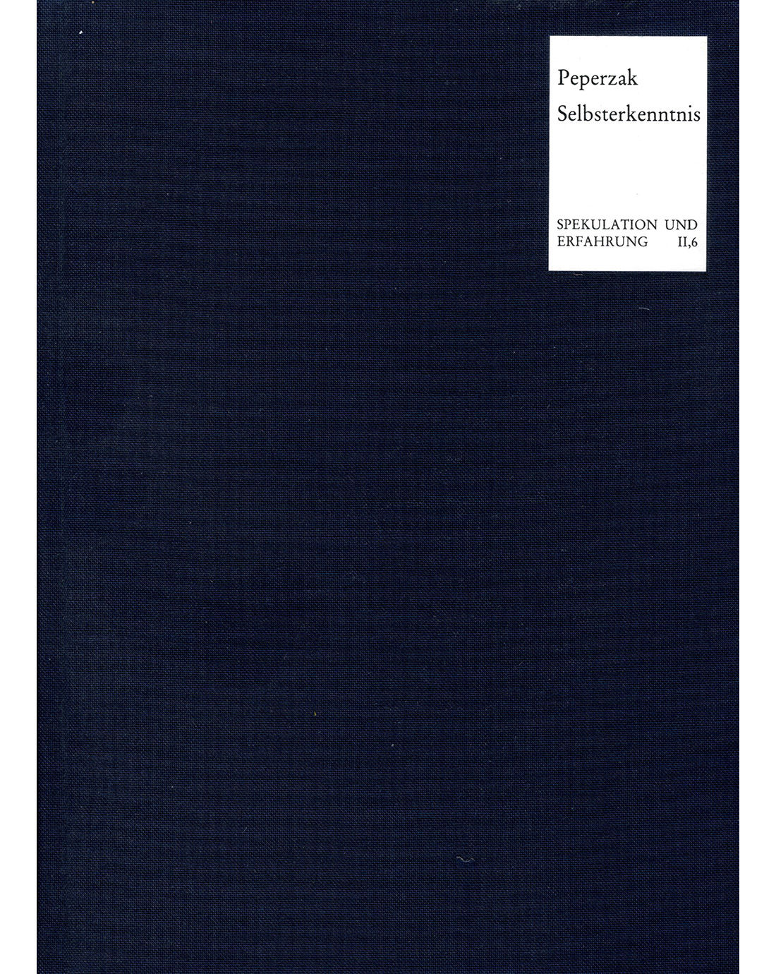 selbsterkenntnis